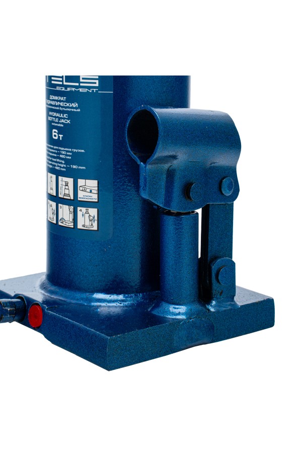 Домкрат гидравлический бутылочный телескопический, 6 т, h подъема 190-480 мм Stels