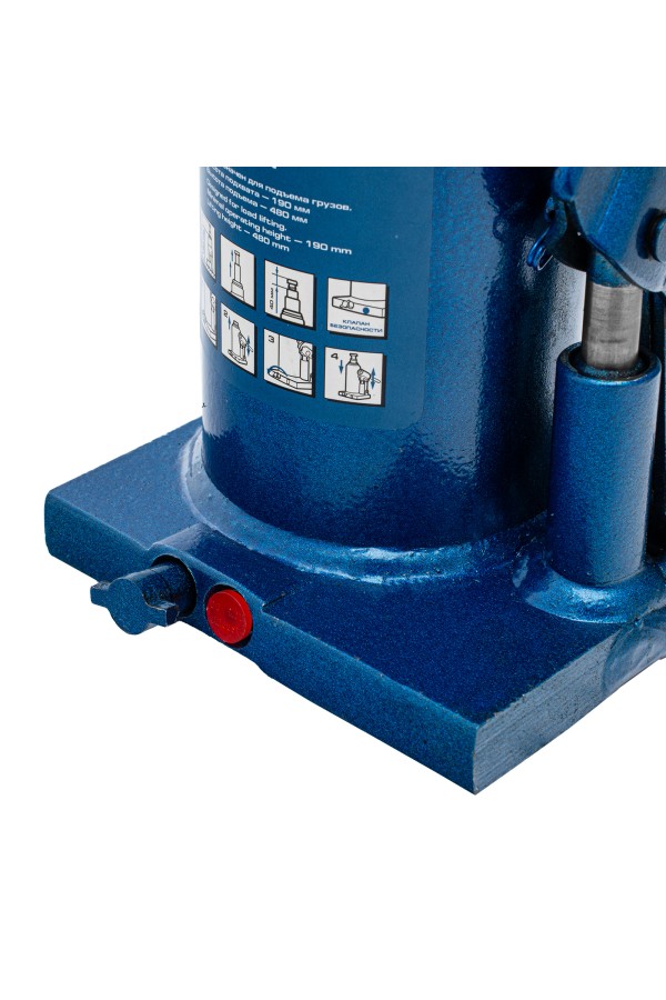 Домкрат гидравлический бутылочный телескопический, 6 т, h подъема 190-480 мм Stels