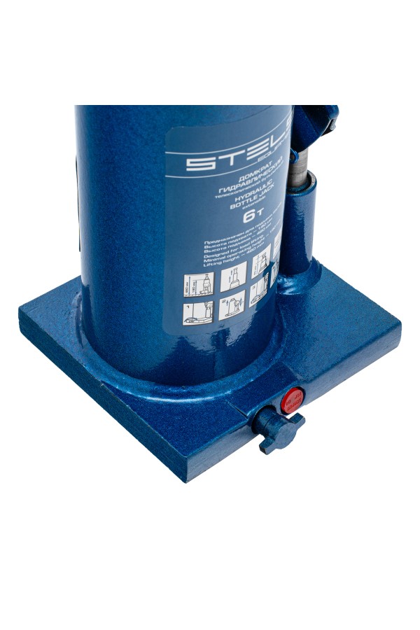 Домкрат гидравлический бутылочный телескопический, 6 т, h подъема 190-480 мм Stels