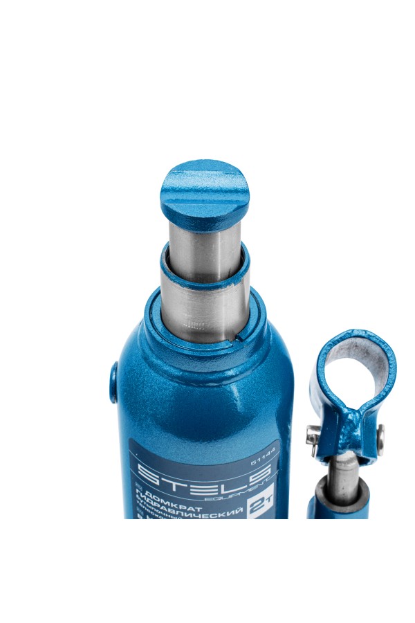 Домкрат гидравлический бутылочный телескопический, 2 т, подъем 170-380 мм Stels