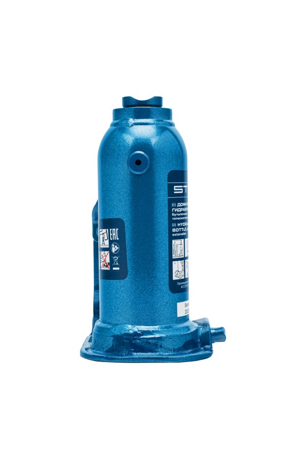 Домкрат гидравлический бутылочный телескопический, 2 т, подъем 170-380 мм Stels