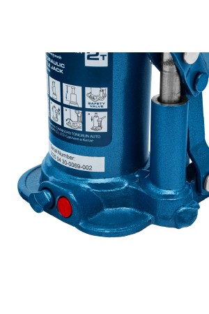 Домкрат гидравлический бутылочный телескопический, 2 т, подъем 170-380 мм Stels