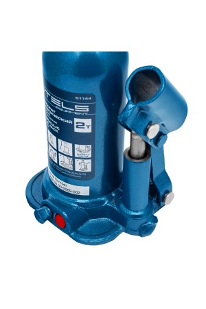 Домкрат гидравлический бутылочный телескопический, 2 т, подъем 170-380 мм Stels