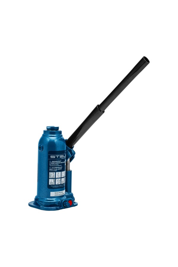 Домкрат гидравлический бутылочный телескопический, 2 т, подъем 170-380 мм Stels