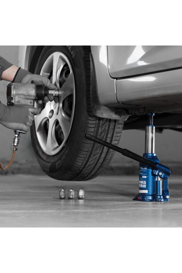 Домкрат гидравлический бутылочный телескопический, 4 т, подъем 170-420 мм Stels