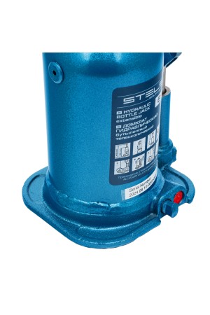 Домкрат гидравлический бутылочный телескопический, 6 т, подъем 180-410 мм Stels