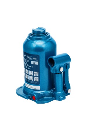 Домкрат гидравлический бутылочный телескопический, 6 т, подъем 180-410 мм Stels