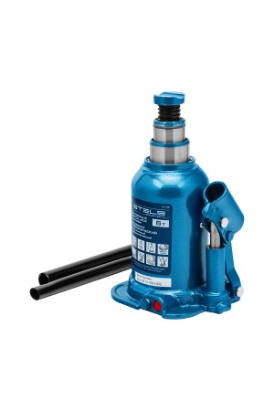 Домкрат гидравлический бутылочный телескопический, 6 т, подъем 180-410 мм Stels