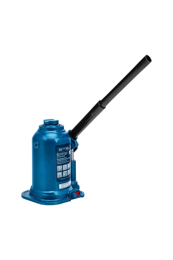 Домкрат гидравлический бутылочный телескопический, 8 т, подъем 180-410 мм Stels