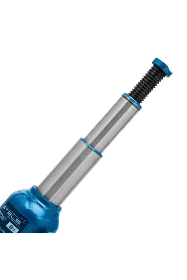 Домкрат гидравлический бутылочный телескопический, 8 т, подъем 180-410 мм Stels