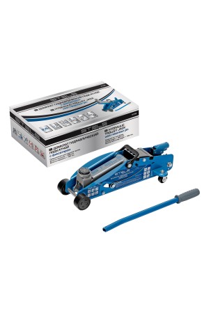 Домкрат гидравлический подкатной 2.5 т, с фиксатором, Safety Pin, 140-385 мм Stels