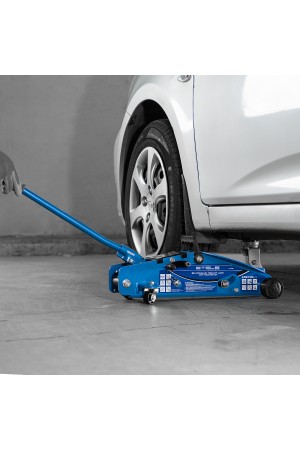 Домкрат гидравлический подкатной 2.5 т, с фиксатором, Safety Pin, 140-385 мм Stels
