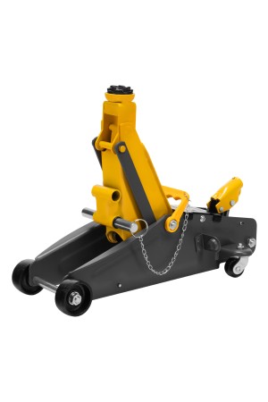 Домкрат гидравлический подкатной с фиксатором, 2,8 т, 135-385 мм Denzel