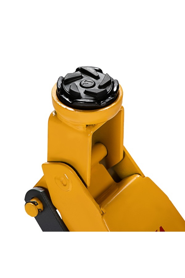 Домкрат гидравлический подкатной с фиксатором, 2,8 т, 135-385 мм, в кейсе Denzel