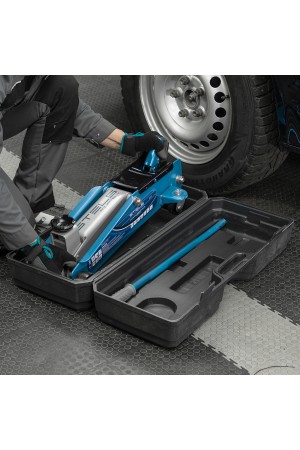 Домкрат гидравлический подкатной, высокий подъем, 3т, SUV, 190-535 мм, в кейсе Stels