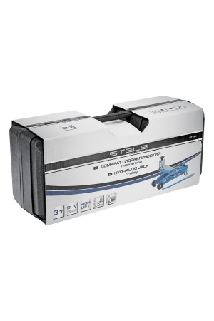 Домкрат гидравлический подкатной, высокий подъем, 3т, SUV, 190-535 мм, в кейсе Stels