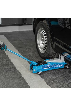 Домкрат гидравлический подкатной, высокий подъем, 3т, SUV, 190-535 мм, в кейсе Stels