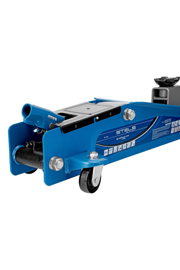 Домкрат гидравлический подкатной, высокий подъем, 3т, SUV, 190-535 мм, в кейсе Stels