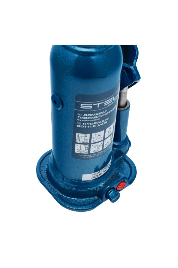 Домкрат гидравлический бутылочный, 3 т, h подъема 188-363 мм Stels