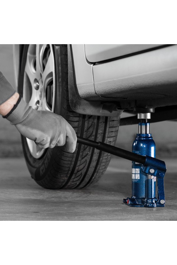 Домкрат гидравлический бутылочный, 3 т, h подъема 188-363 мм Stels