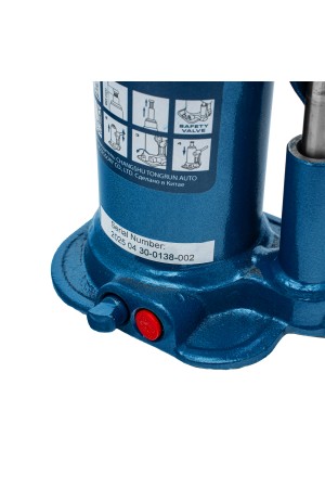 Домкрат гидравлический бутылочный, 3 т, h подъема 188-363 мм Stels