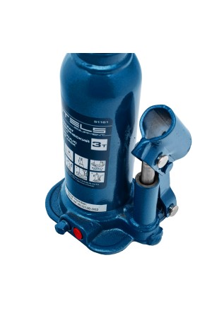 Домкрат гидравлический бутылочный, 3 т, h подъема 188-363 мм Stels