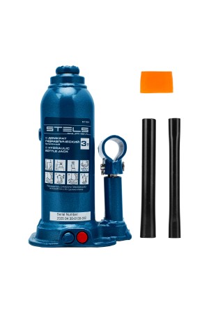 Домкрат гидравлический бутылочный, 3 т, h подъема 188-363 мм Stels