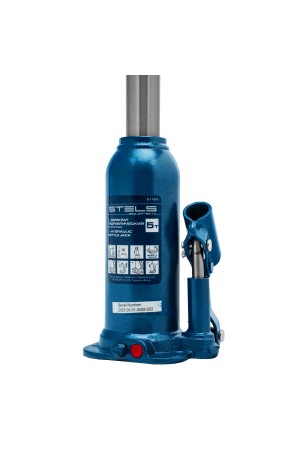 Домкрат гидравлический бутылочный, 5 т, h подъема 207-404 мм Stels
