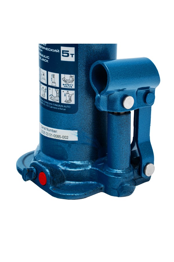 Домкрат гидравлический бутылочный, 5 т, h подъема 207-404 мм Stels