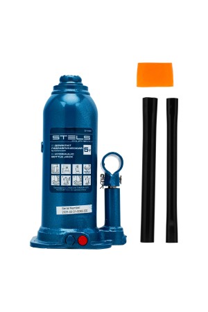 Домкрат гидравлический бутылочный, 5 т, h подъема 207-404 мм Stels