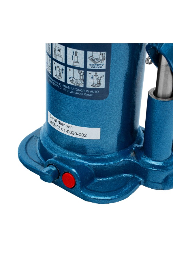 Домкрат гидравлический бутылочный, 6 т, h подъема 207-404 мм Stels