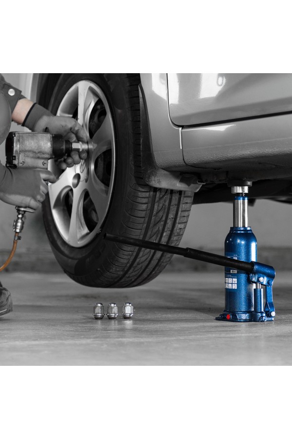 Домкрат гидравлический бутылочный, 6 т, h подъема 207-404 мм Stels