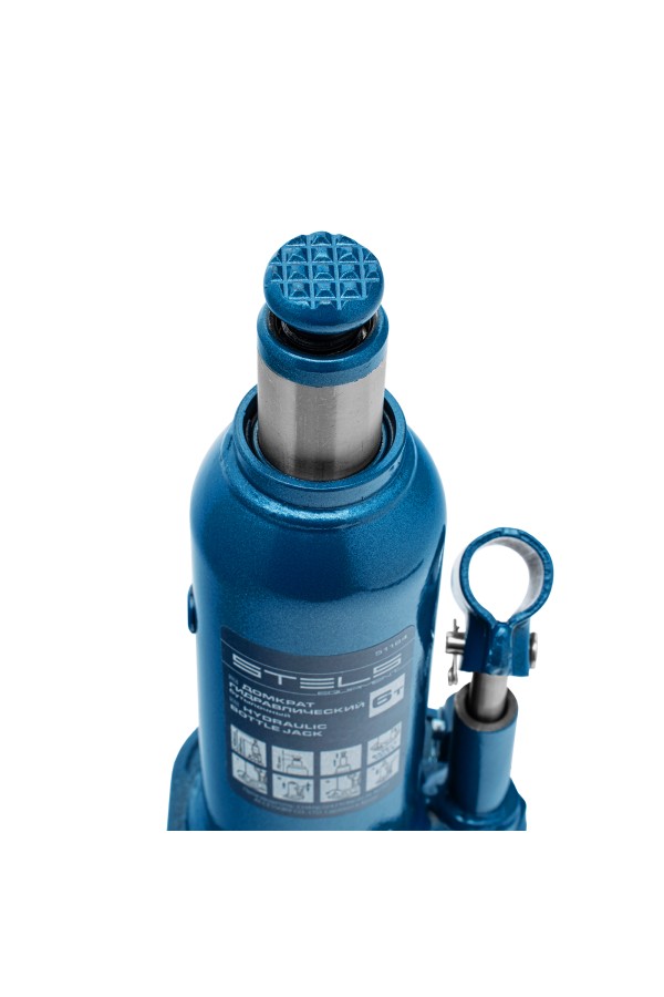Домкрат гидравлический бутылочный, 6 т, h подъема 207-404 мм Stels
