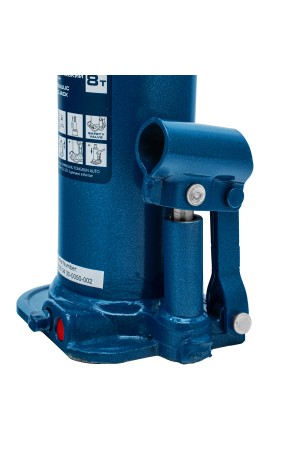 Домкрат гидравлический бутылочный, 8 т, h подъема 222-447 мм Stels