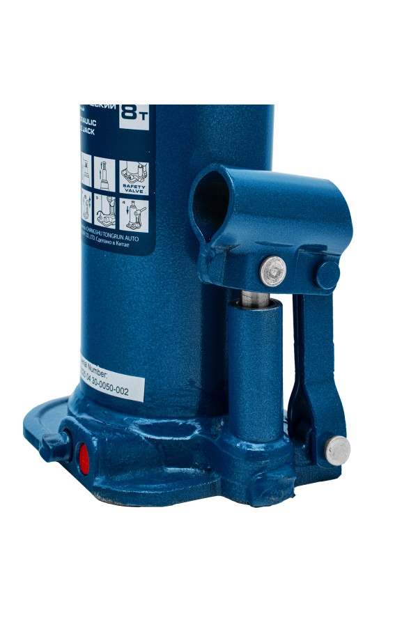 Домкрат гидравлический бутылочный, 8 т, h подъема 222-447 мм Stels