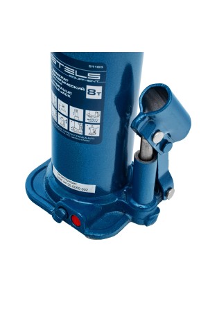 Домкрат гидравлический бутылочный, 8 т, h подъема 222-447 мм Stels