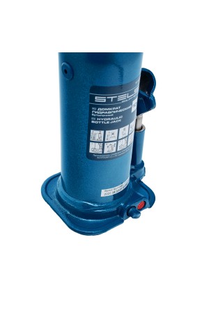 Домкрат гидравлический бутылочный, 10 т, h подъема 222-447 мм Stels