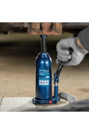 Домкрат гидравлический бутылочный, 10 т, h подъема 222-447 мм Stels