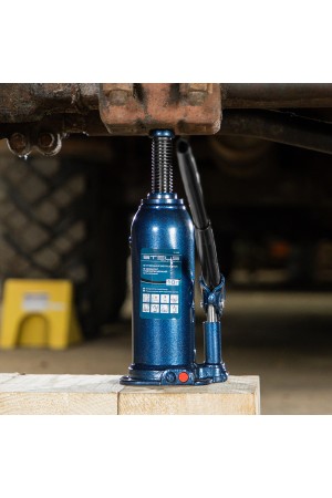 Домкрат гидравлический бутылочный, 10 т, h подъема 222-447 мм Stels