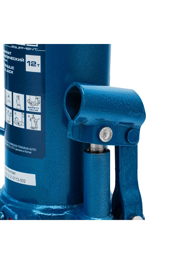Домкрат гидравлический бутылочный, 12 т, h подъема 227-457 мм Stels