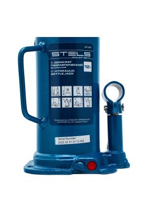 Домкрат гидравлический бутылочный, 12 т, h подъема 227-457 мм Stels