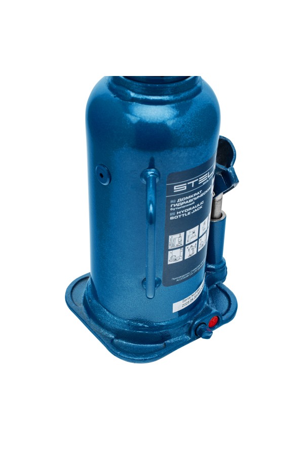 Домкрат гидравлический бутылочный, 16 т, h подъема 227-457 мм Stels