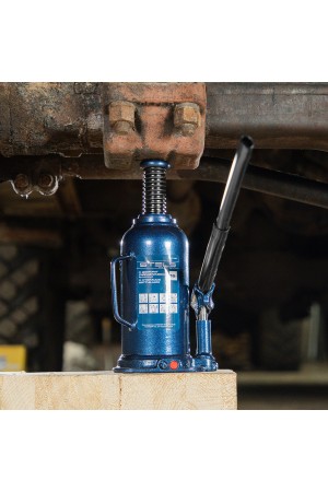 Домкрат гидравлический бутылочный, 16 т, h подъема 227-457 мм Stels