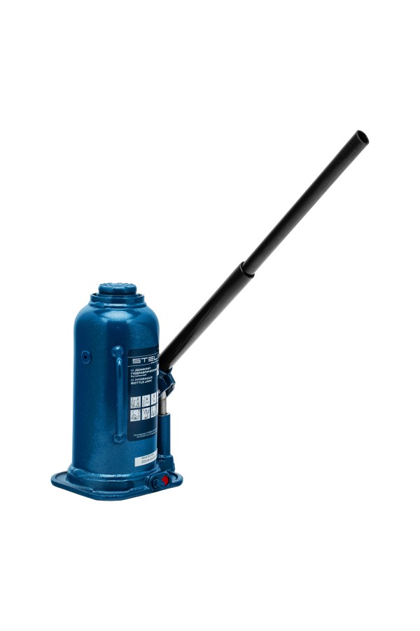 Домкрат гидравлический бутылочный, 16 т, h подъема 227-457 мм Stels