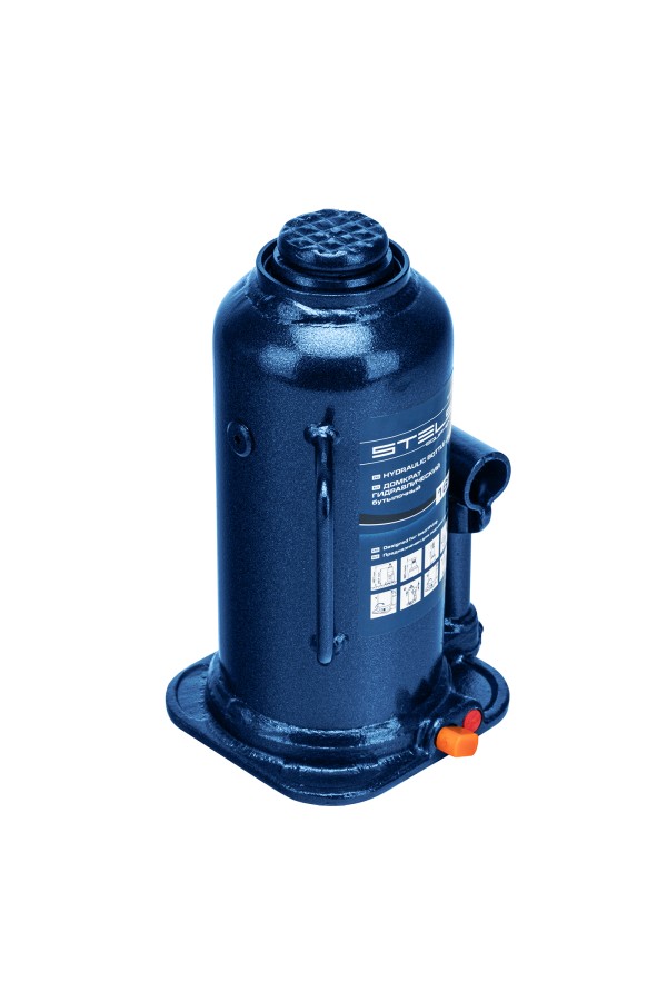 Домкрат гидравлический бутылочный, 16 т, h подъема 227-457 мм Stels