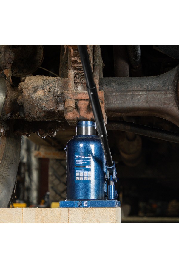 Домкрат гидравлический бутылочный, 32 т, h подъема 260-420 мм Stels