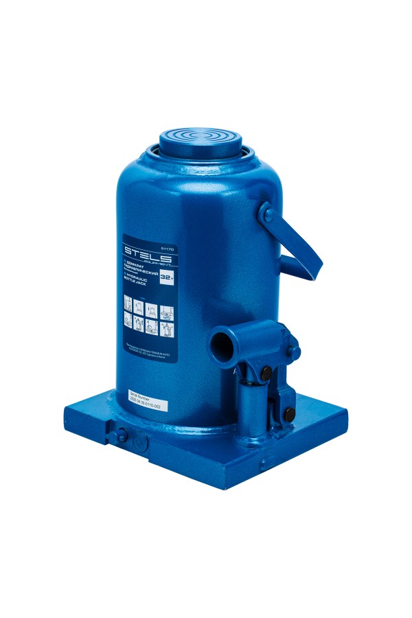 Домкрат гидравлический бутылочный, 32 т, h подъема 260-420 мм Stels