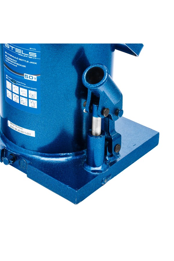 Домкрат гидравлический бутылочный, 50 т, h подъема 280-450 мм Stels