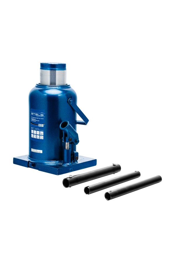 Домкрат гидравлический бутылочный, 50 т, h подъема 280-450 мм Stels