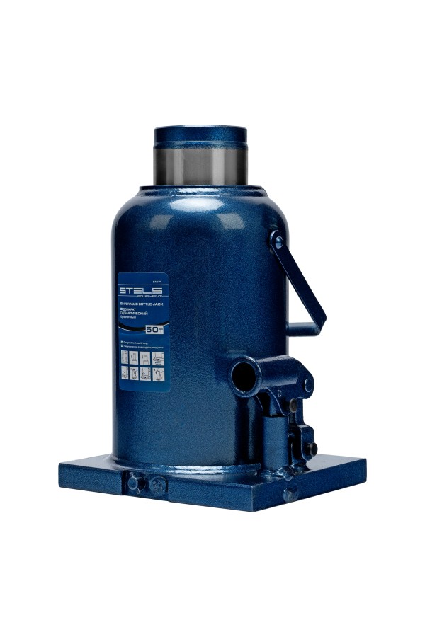 Домкрат гидравлический бутылочный, 50 т, h подъема 280-450 мм Stels